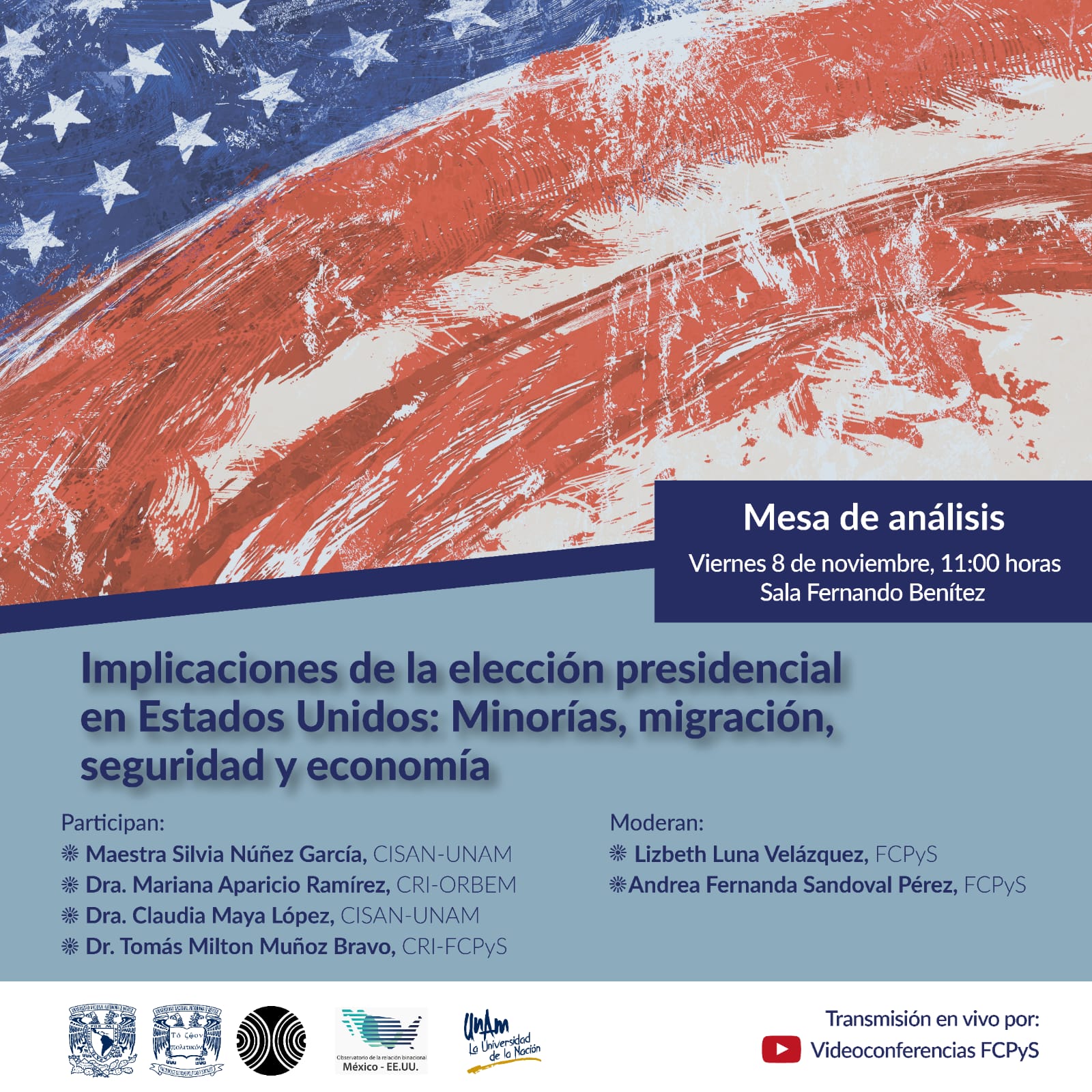 Mesa de análisis: Implicaciones de la elección presidencial en EUA.