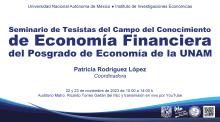 seminario de tesistas IIEc